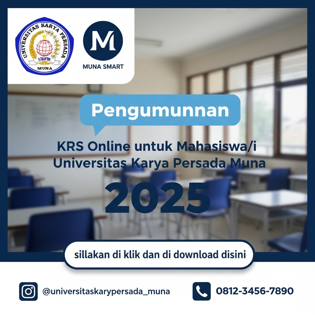 Pengumuman KRS Online Universitas Karya Persada Muna 2025