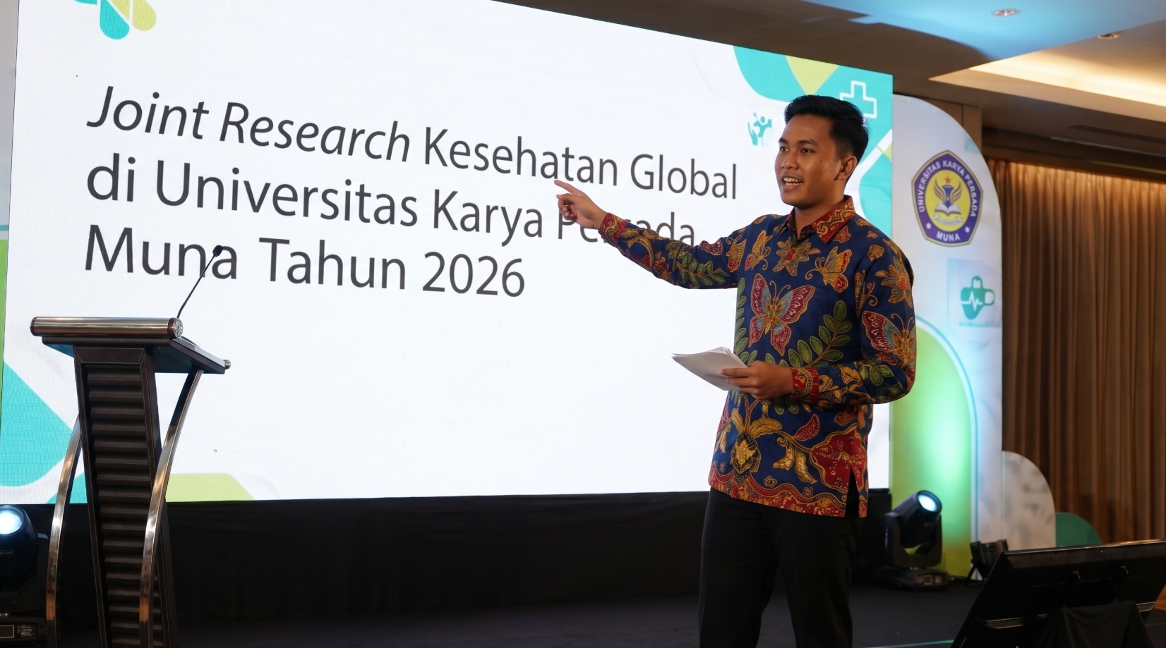 Joint Research Kesehatan Global di Universitas Karya Persada Muna Tahun 2026