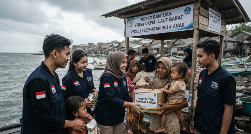 Program Nutrisi Darurat STIKes UKPM: Hadapi Dampak Cuaca Ekstrem Laut Barat